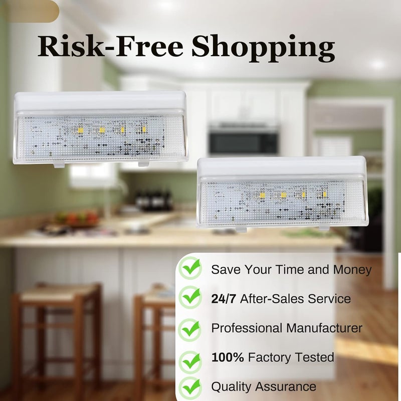 Cooouds | W10515057 Freezer Light Compatible with Whirlpool freezer light bulb replacement, Wrs325fdam02 freezer light Replacement,W10515057 Lights Fit for Whirlpool, Kenmore, Maytag, KitchenAid - Image 5